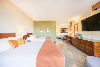 Suite with two beds