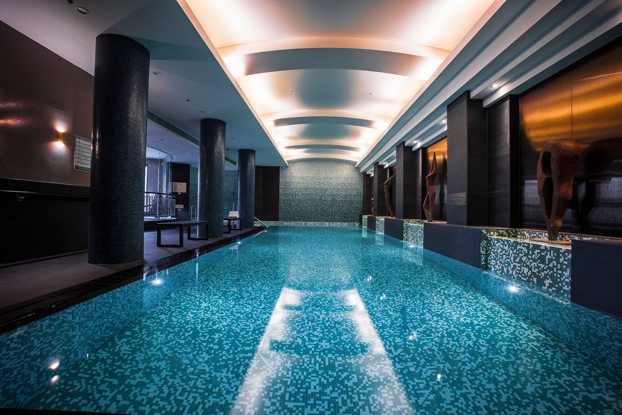 Magnesium & mineral indoor Spa pool area at Quay West Suites Melbourne