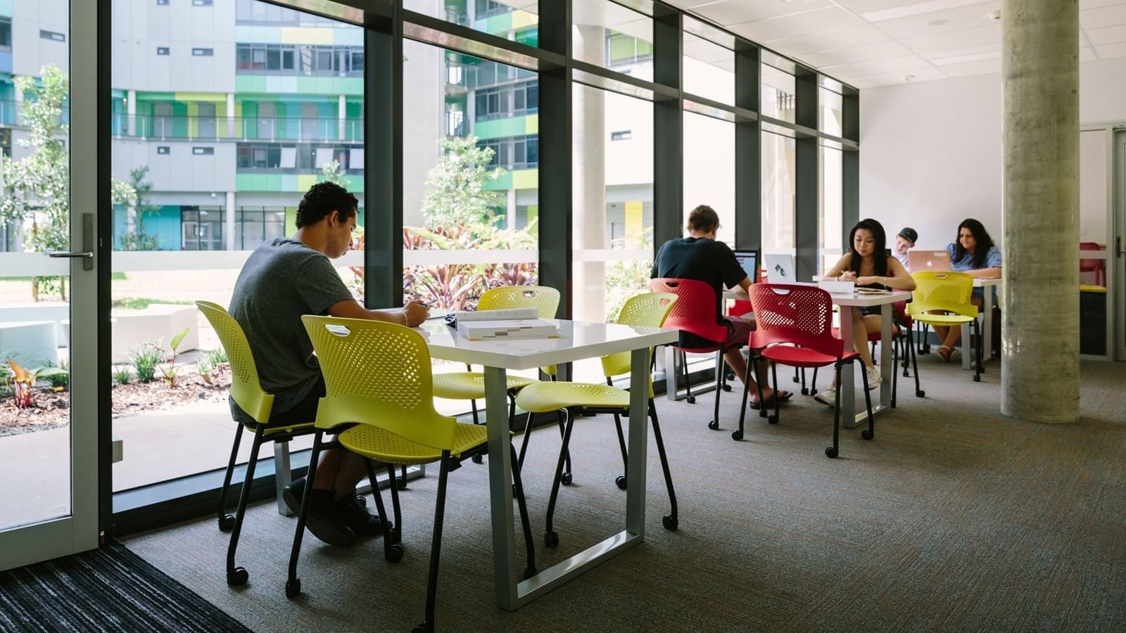 Study Rooms onto Courtyard