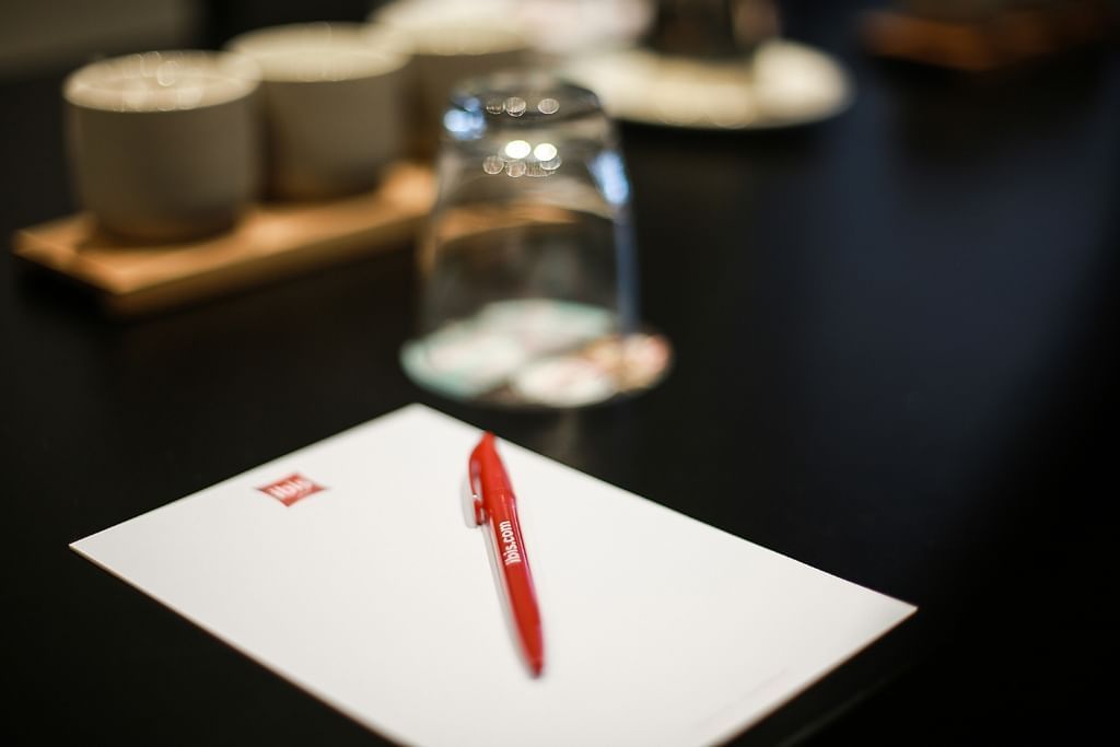 Stationery in a boardroom at ibis Sydney World Square Hotel