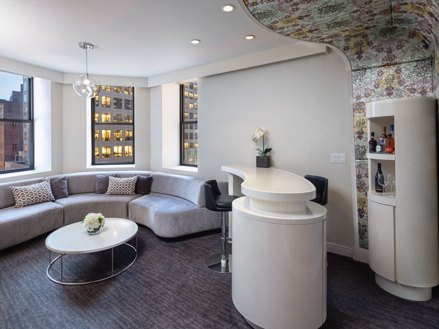 Separate living room in Accessible Platinum at Dream Midtown NY