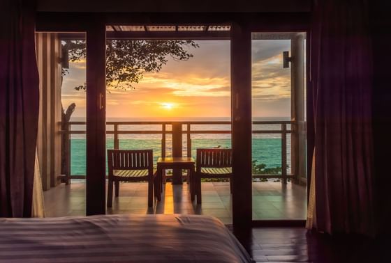 Sunset View From guestroom at Sunseeker Resort