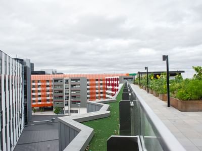 UniLodge @ ANU – Lena Karmel Lodge_Rooftop Garden