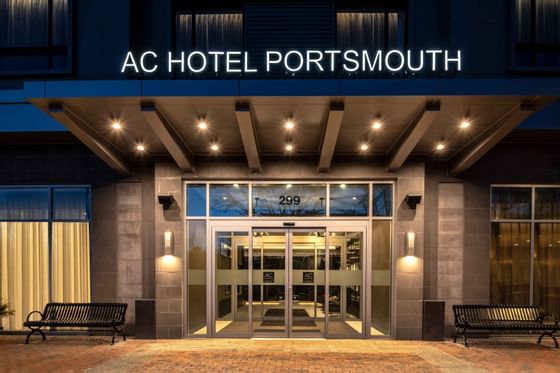 entrance to ac hotel portsmouth