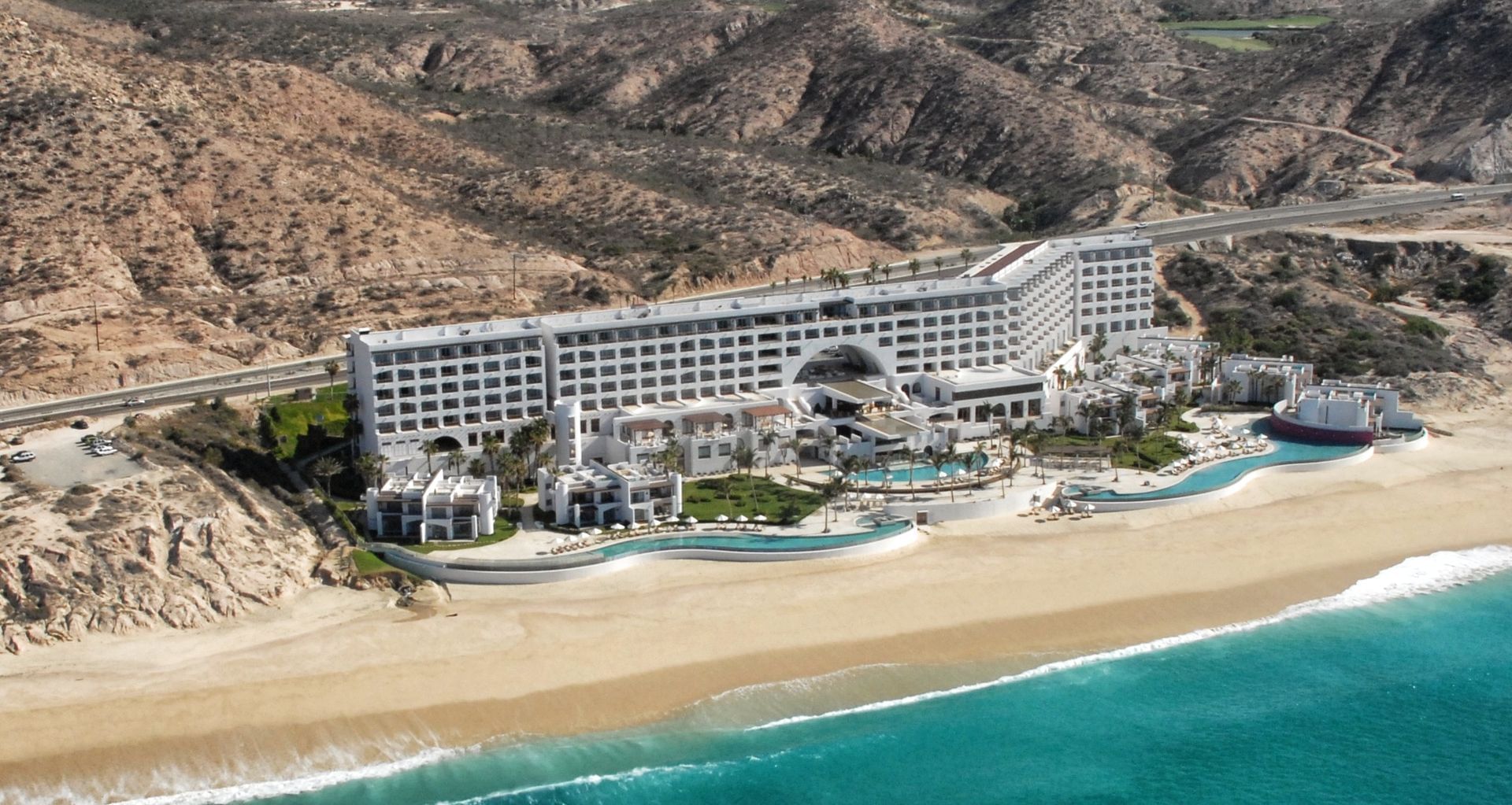 Aerial view of the Marquis Los Cabos Resort & Spa