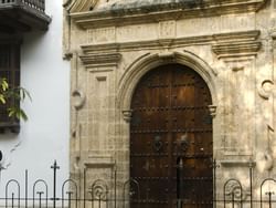 Main door entrance of Inquisition Palace near Hotel Charleston