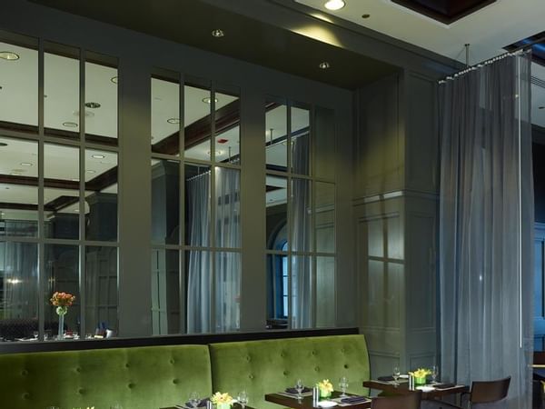 Interior of M Avenue Restaurant & Lounge at Warwick Allerton