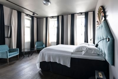 Bedroom at Hotel Flora in Gothenburg, Sweden