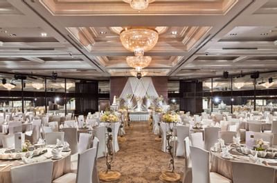 Wedding Celebration in an Event Hall at Goodwood Park Hotel