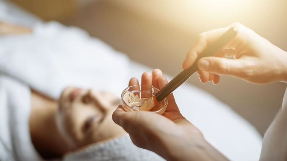 Facial session in Beauty Room at Imperial Gold Coast