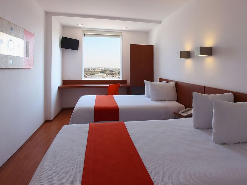 Interior de la Habitación Superior Dos Dobles de One Hotels