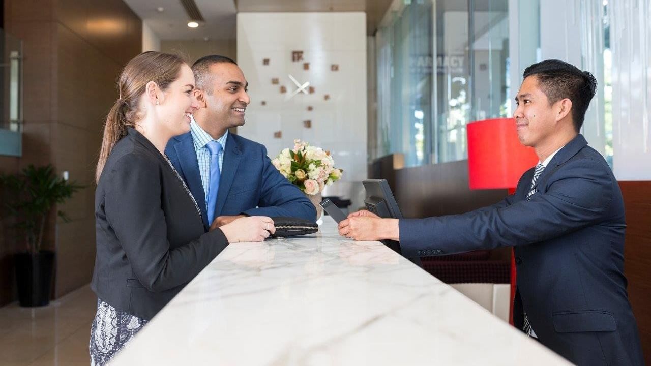 Reception at Pullman Sydney Olympic park