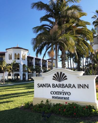 Santa Barbara Inn Convivo restaurant entrance at Santa Barbara