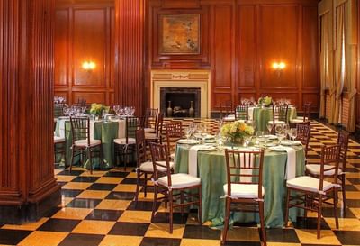 Forrest Room arranged for an event at Peabody Hotels & Resorts
