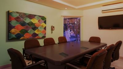Board meeting set-up in Executive Room at Araiza Hotel Palmira