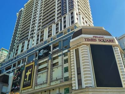 Exterior view of Penang Times Square in George Town near Sunway Hotel Georgetown