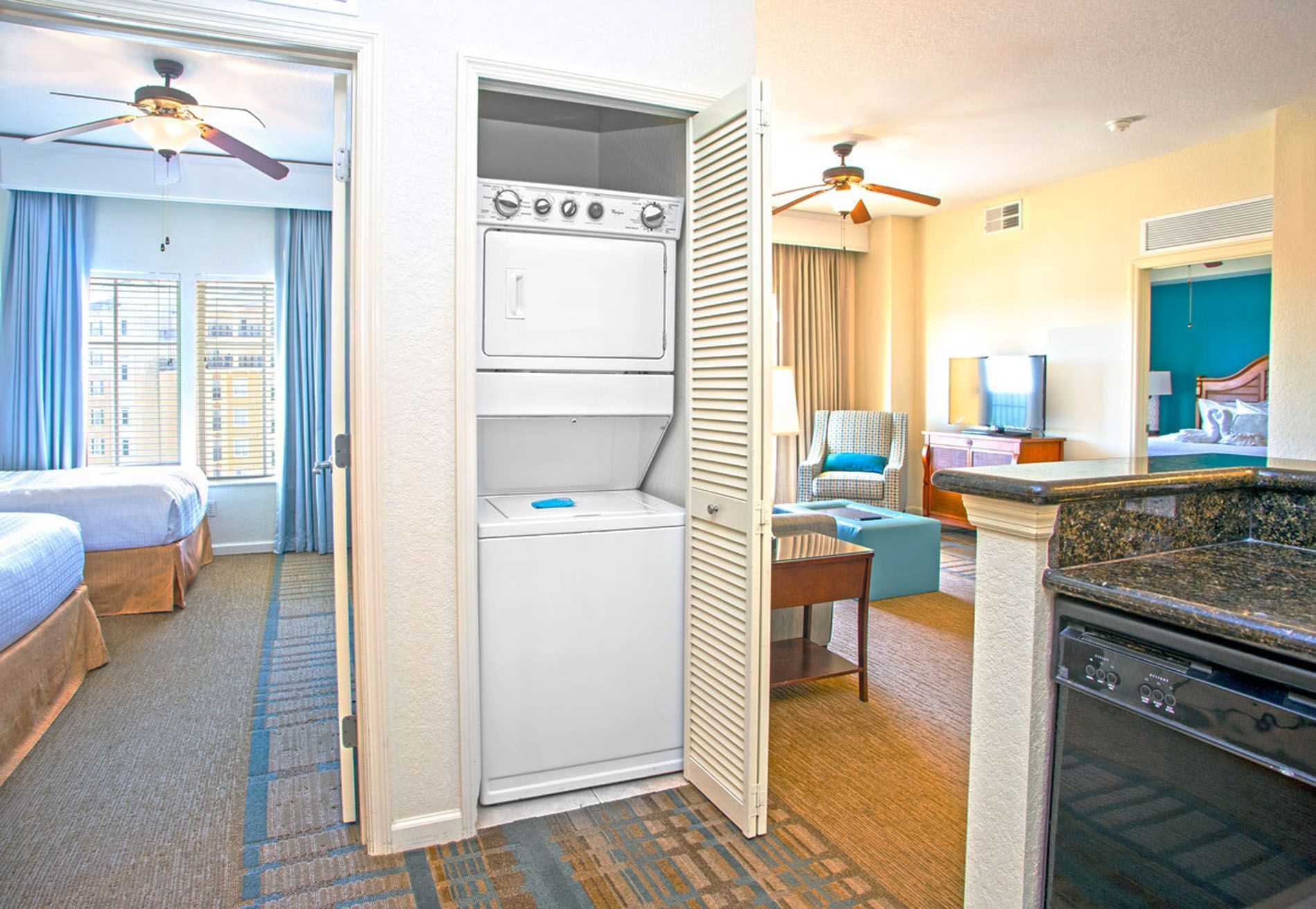 Kitchen dryer in 2-Bedroom 2-Bath Pool View Suite at Lake Buena Vista Resort Village & Spa