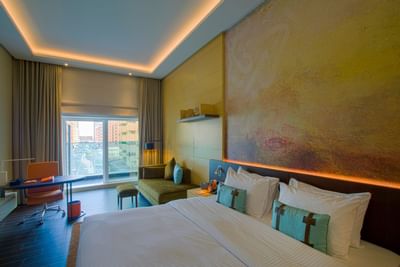 Bedroom at Grayton Hotel Dubai
