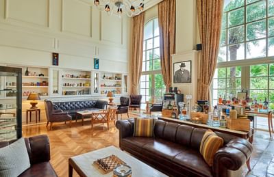 Dining & lounge area of Churchill Room at The Danna Langkawi