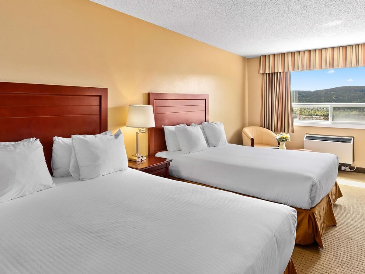 two queen guest room in Williams Lake, BC - Coast Fraser Inn
