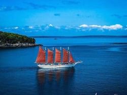 sail boat in ocean