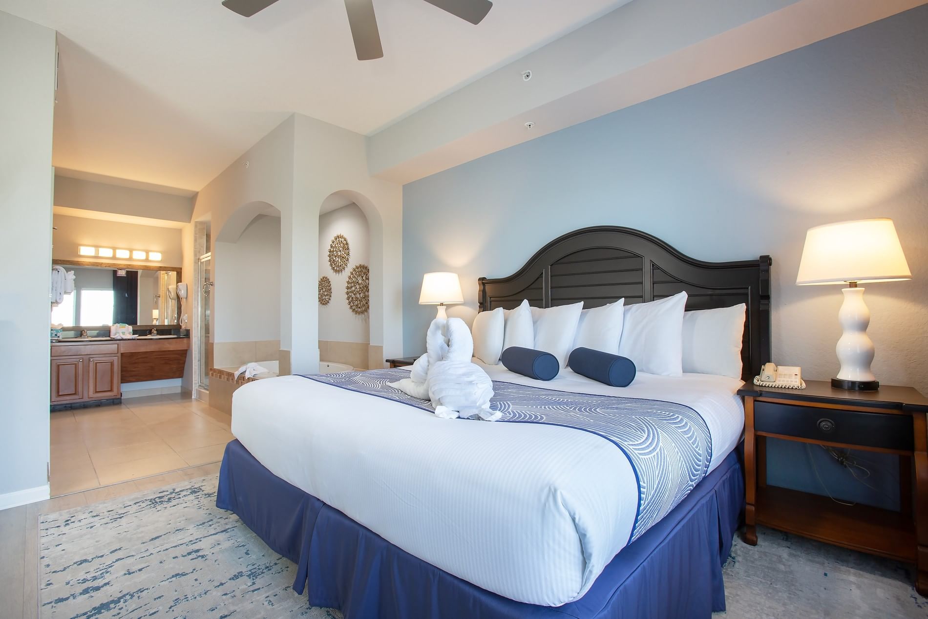 LBV Signature Suites - 2 Bedroom 2 Bath - Master Bedroom and Master Bath