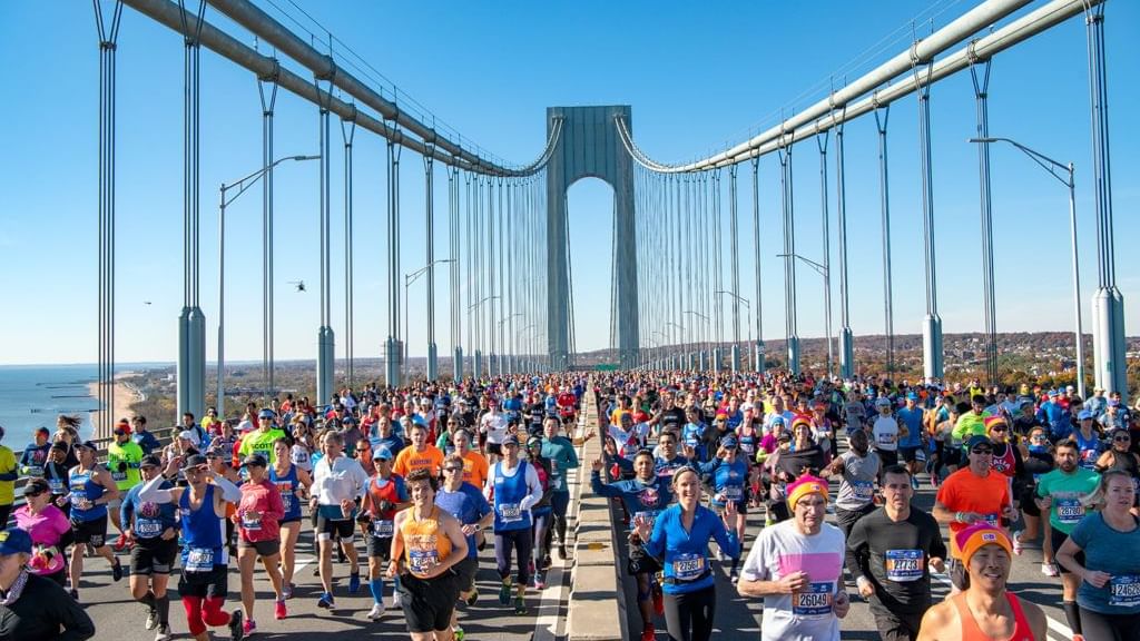 The NYC marathon event image near Dream Hotels NYC.