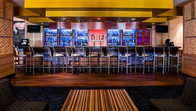 GP 405 bar interior at NCED Hotel and Conference Center