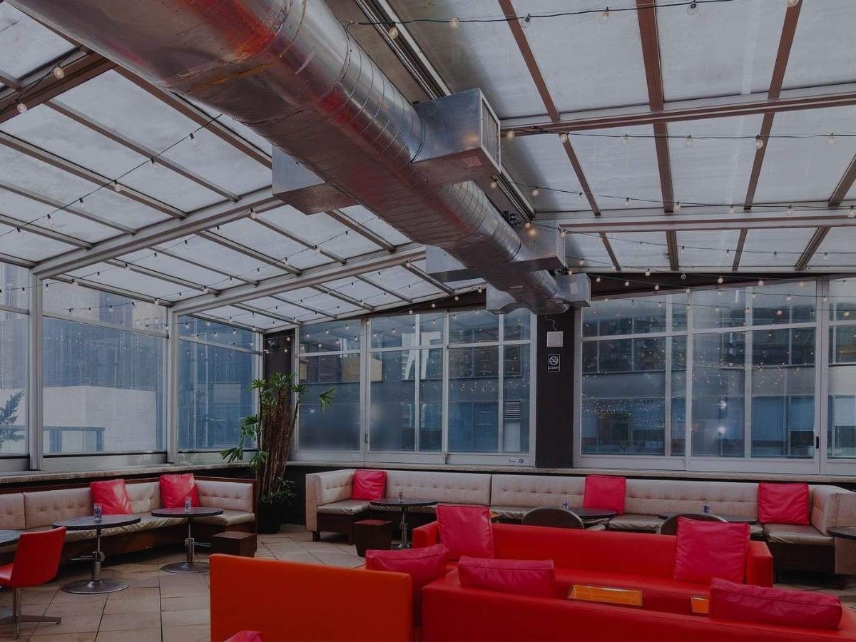 Rooftop Lounge inside the Square Hotel New York City