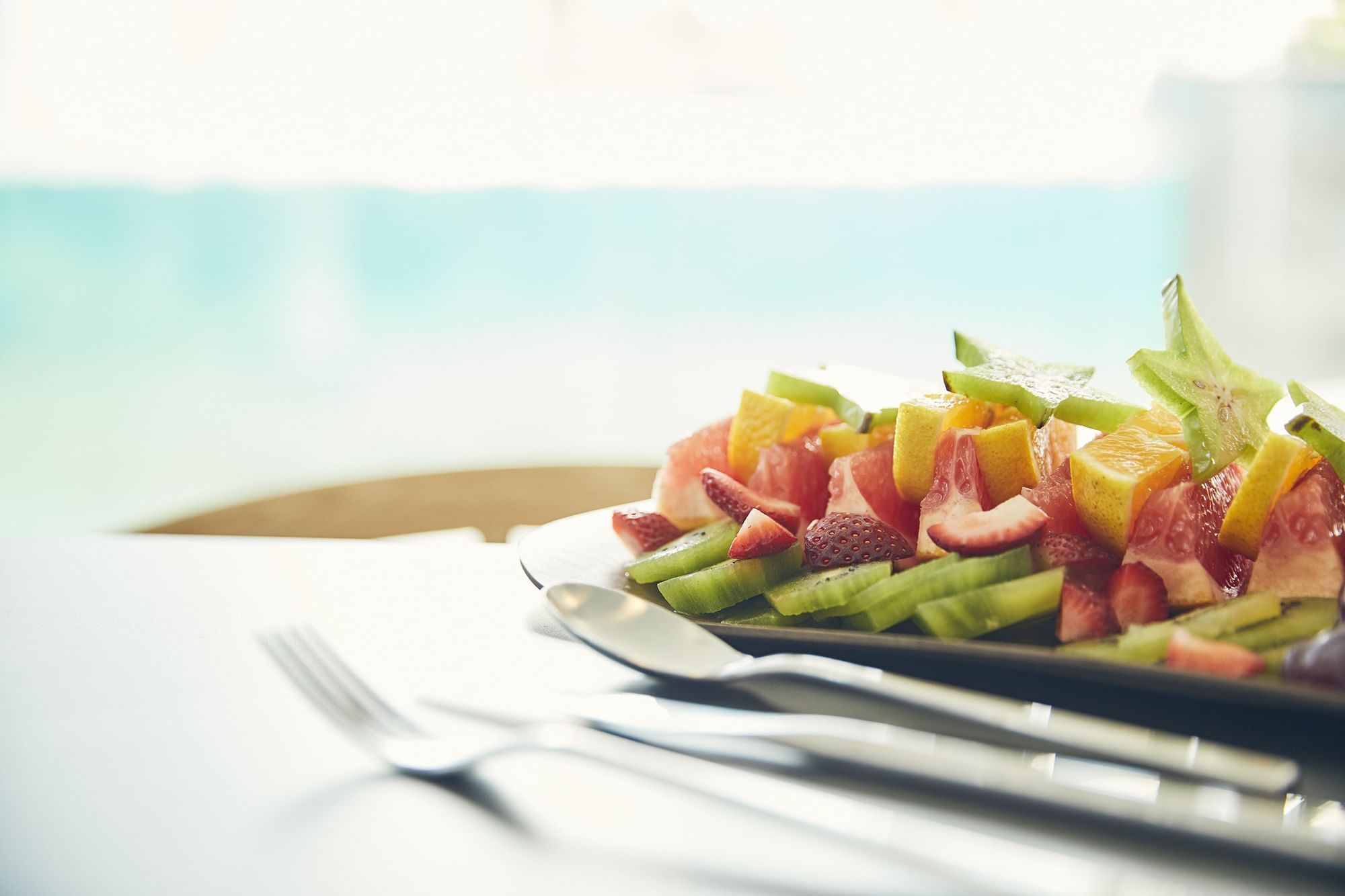 Salad served in Graze Restaurant at Daydream Island Resort