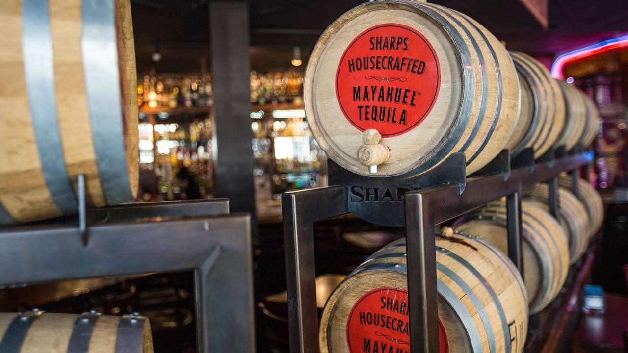 Tequila barrels