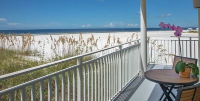 double studio beachfront balcony