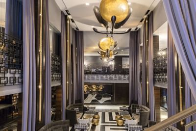 Art Deco Lobby Design at Empire Hotel New York