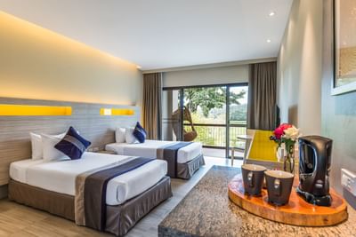 Interior of Deluxe Mountain View Room at Chatrium Golf Resort