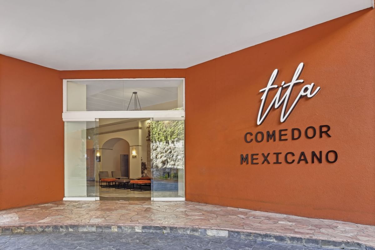 Entrada a Tita Comedor Mexicano de Fiesta Inn