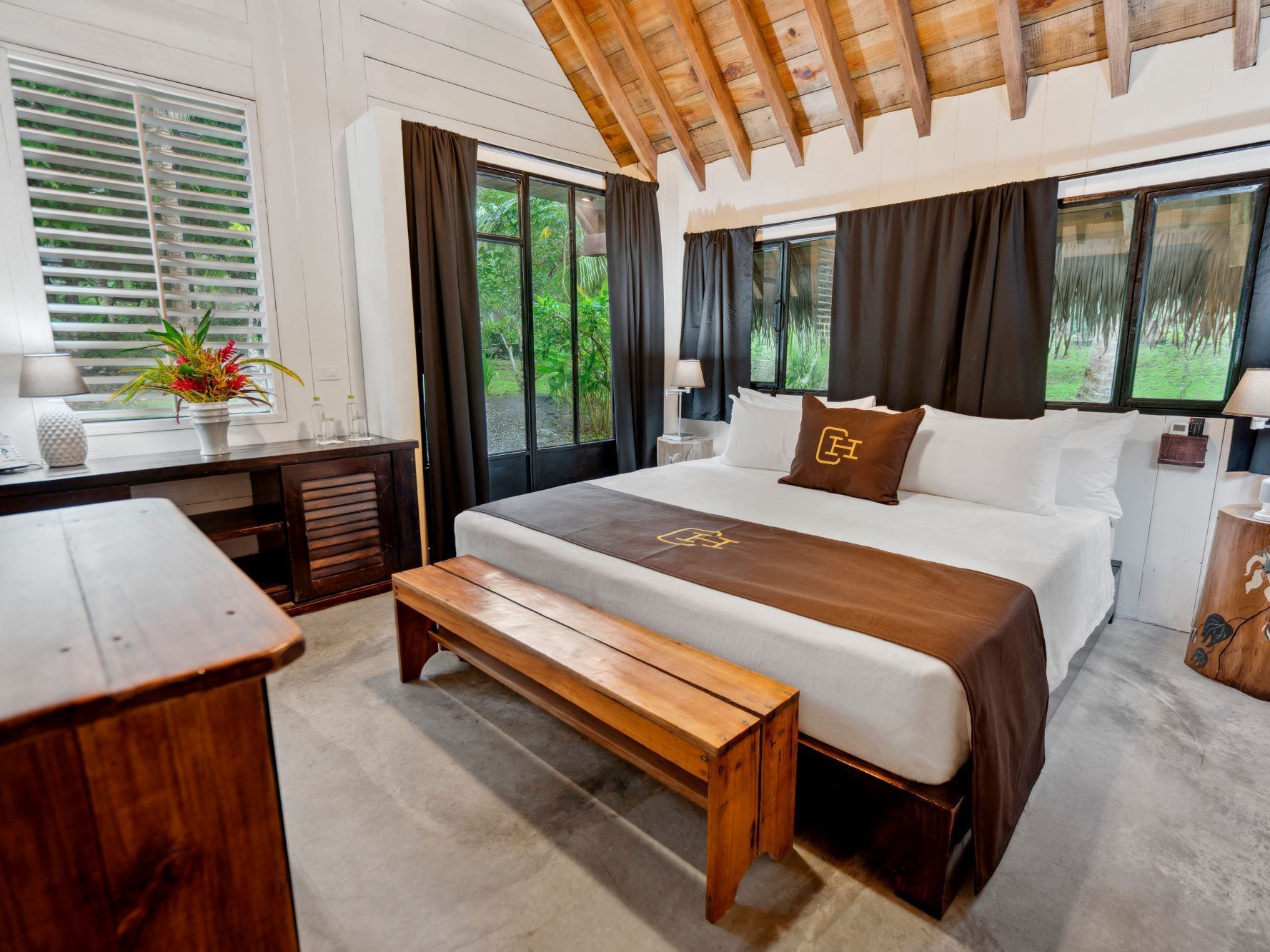 Habitación Gan Eden en el Central Hotel Bocas Del Toro en Valle de Agua.