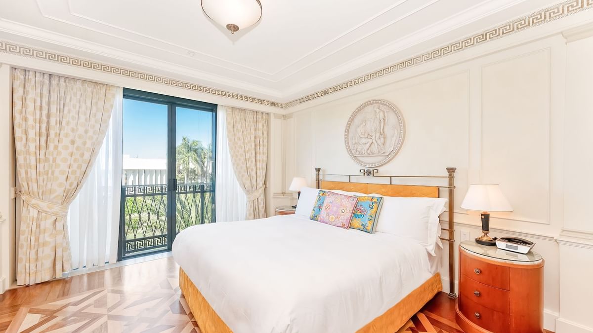 King bed in Superior Suite at Imperial Gold Coast