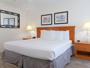 King Bed, Master bedroom in Two Bedroom Premium at Legacy Vacation Resorts