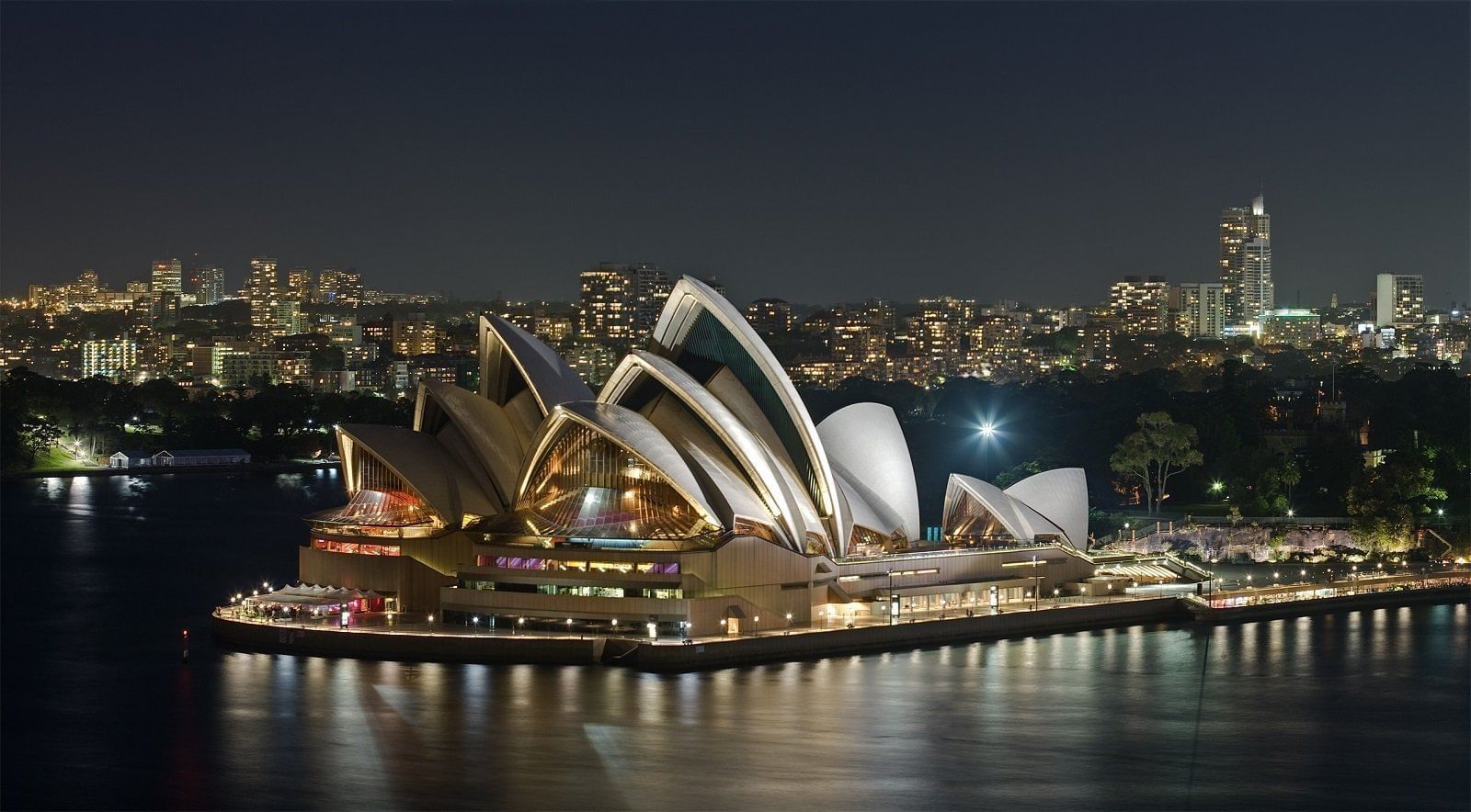 Opera House at night