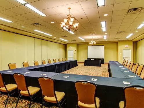 U-typed meeting room in Wildwood Ballroom at The Wildwood Hotel