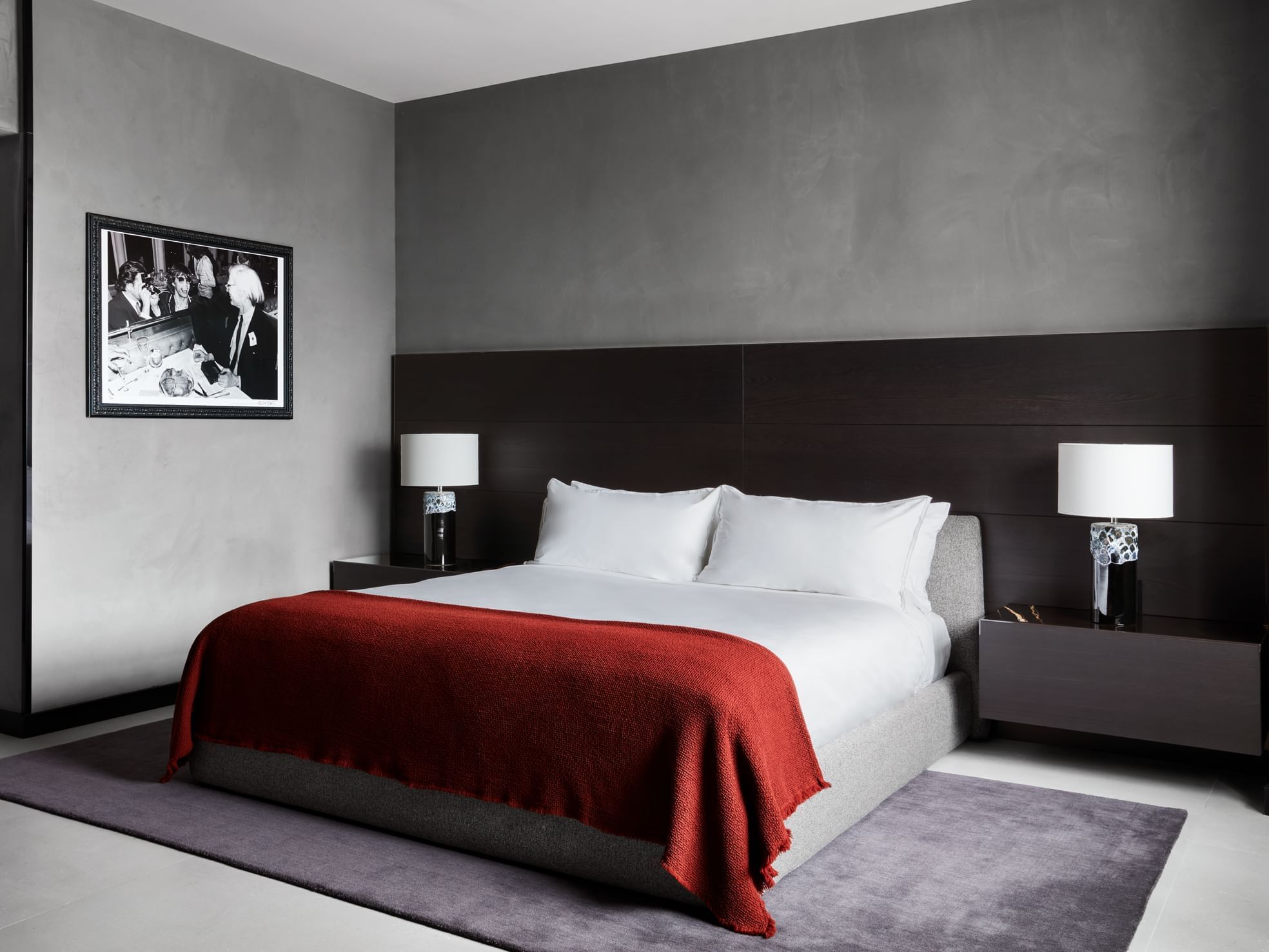 Poliform Penthouse Master Bedroom at Gansevoort Meatpacking NYC