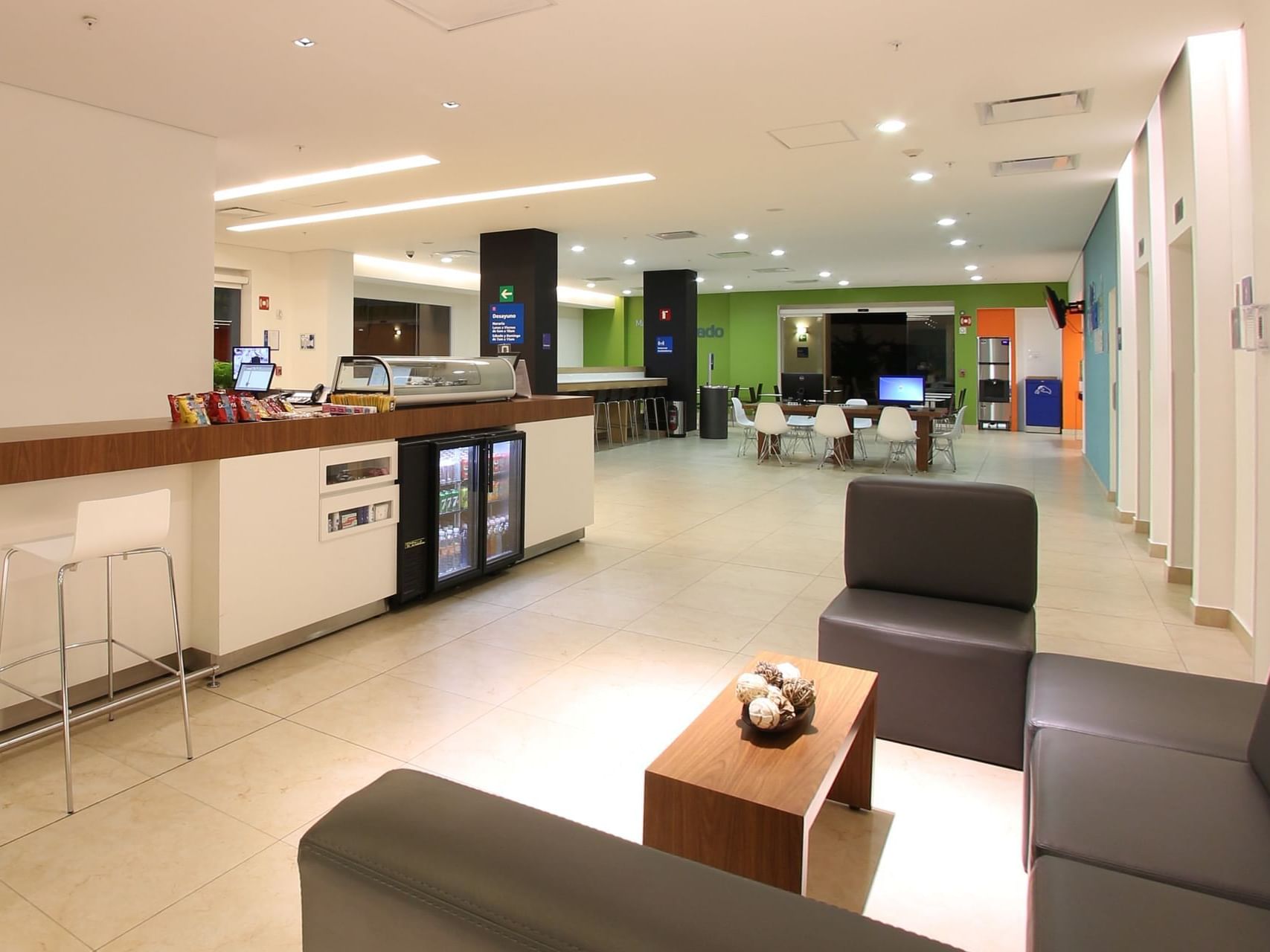 Snack counter by the lobby area at One Hotels