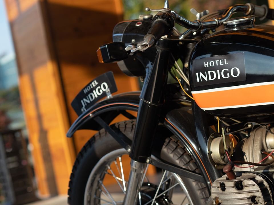 A Motorbike in Indigo chat restaurant at Defoor Hospitality 