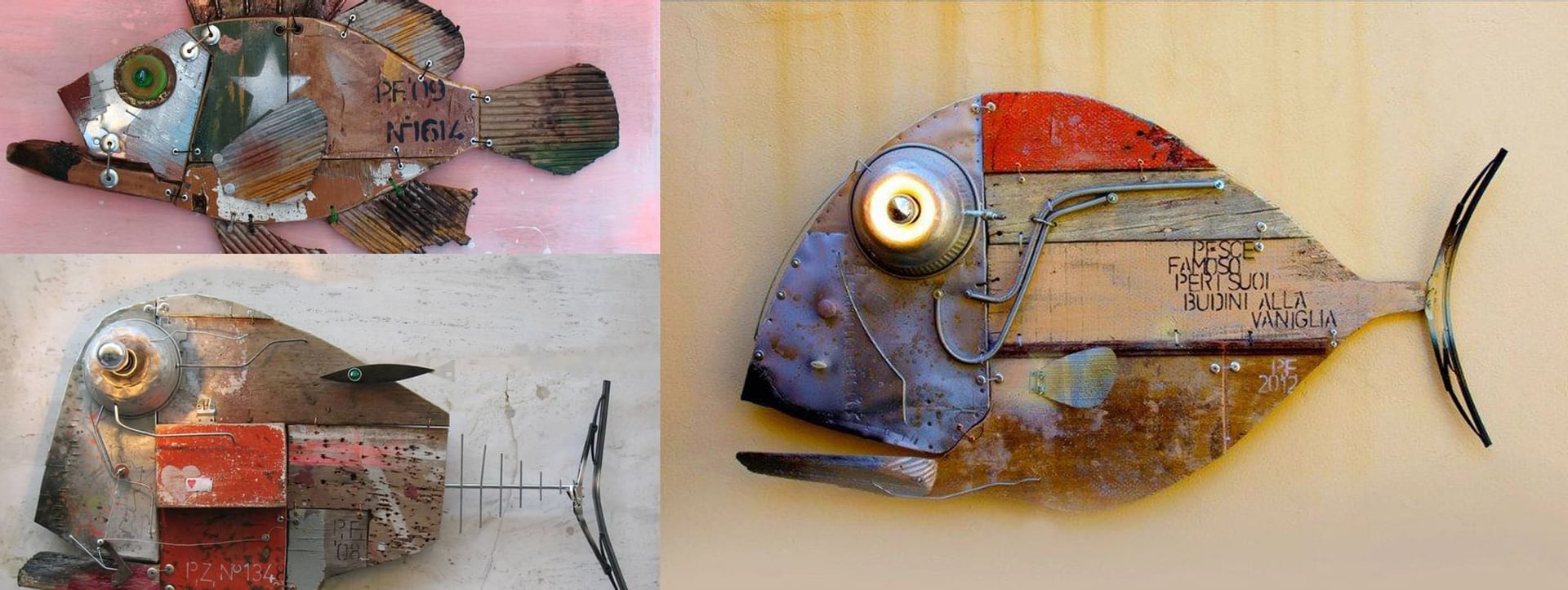 Fish Shaped art work - Grand Hotel Portovenere