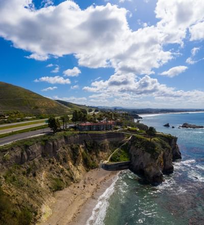 Aerial of Inn at the Cove