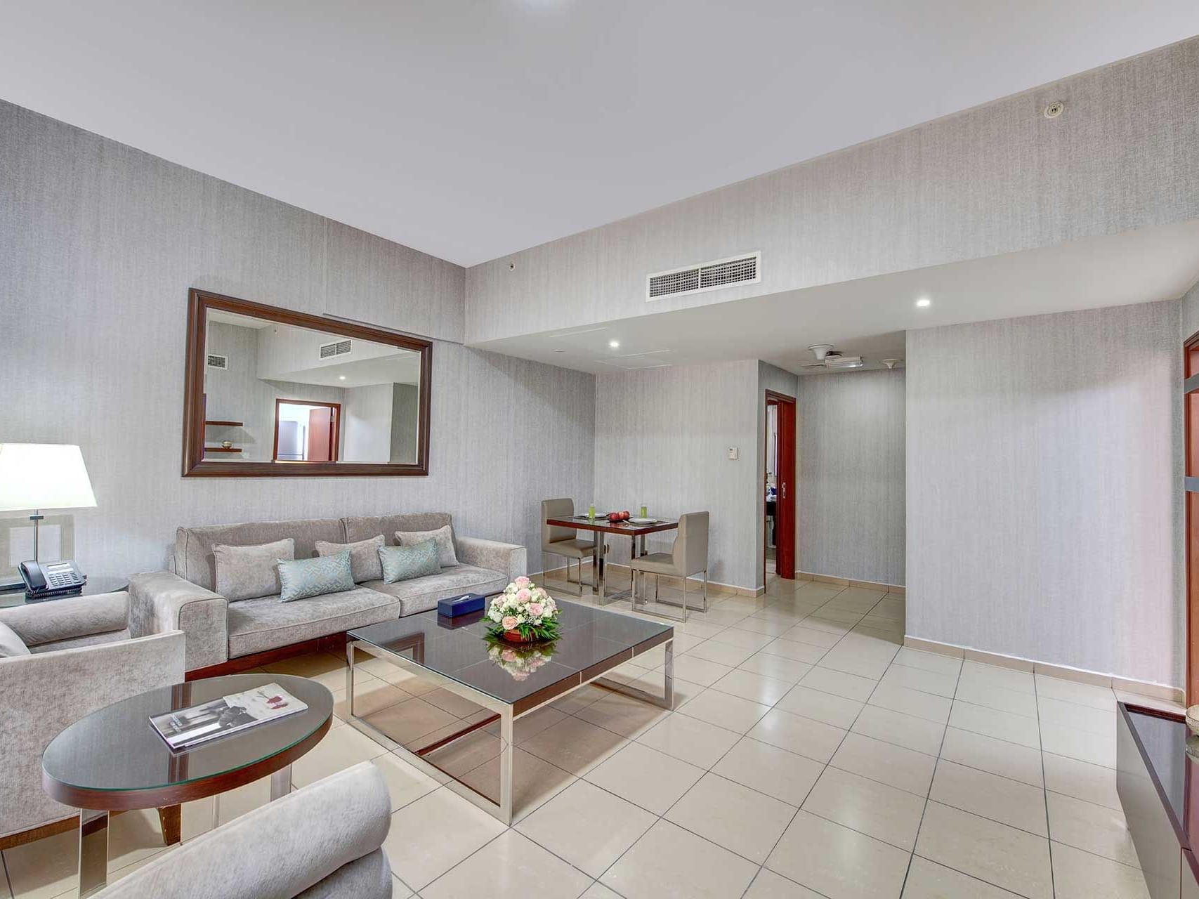 Livingroom at Suha JBR Hotel Apartments