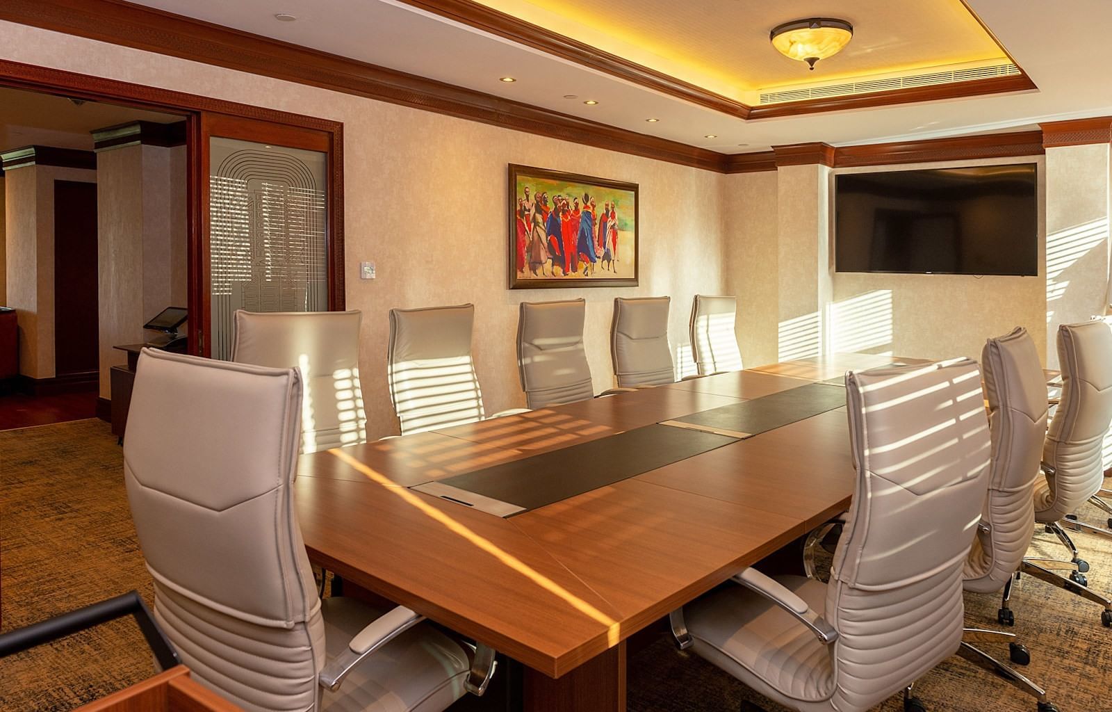 The Executive floor meeting room at Nairobi Serena Hotel