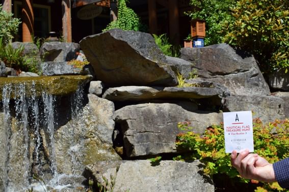 Hunt waterfall in Alderbrook