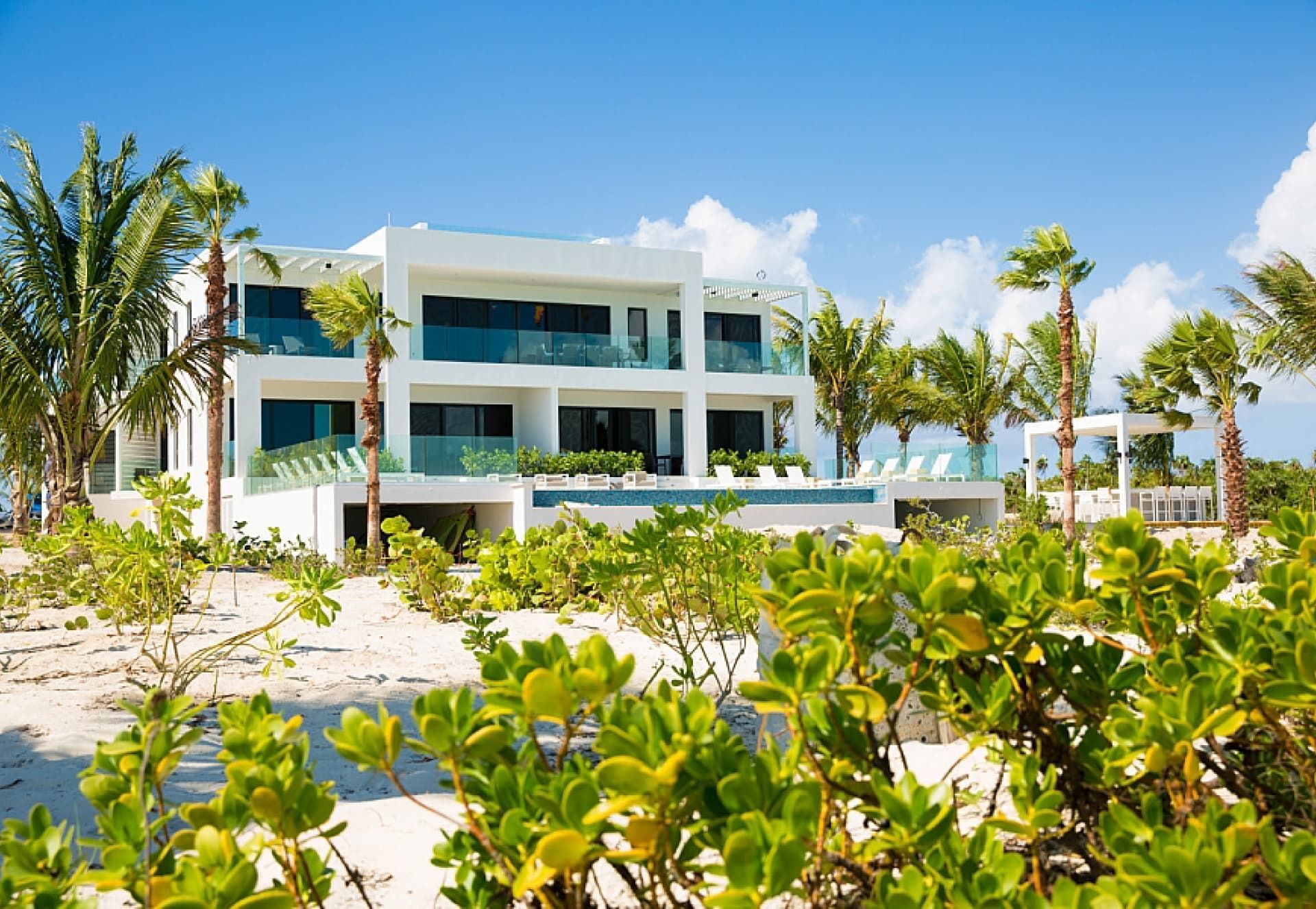 Exterior view from the beach side at H2O Life Style Resort
