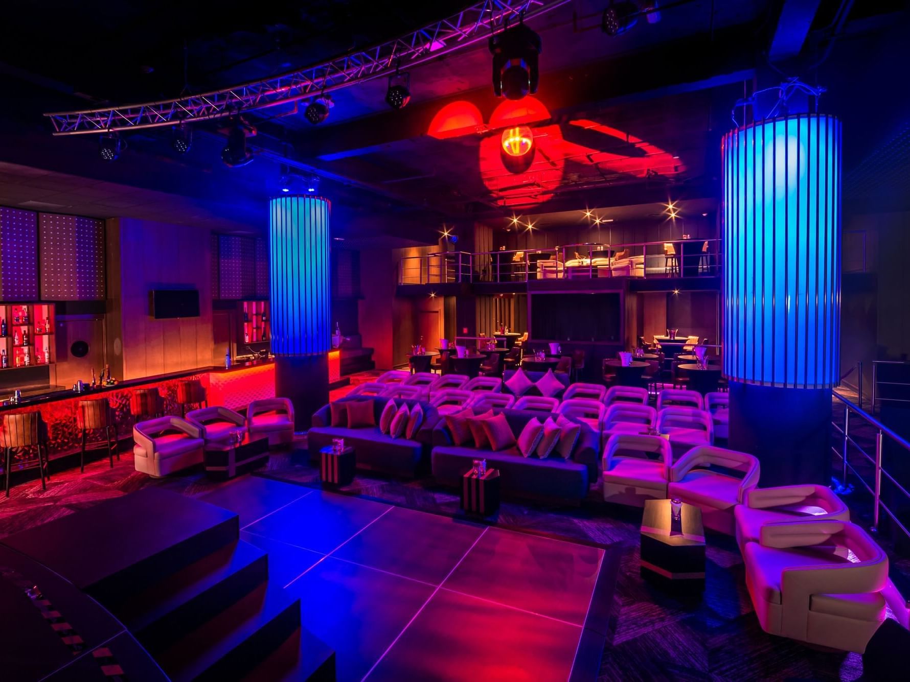 Interior of Moons Night Club at Haven Riviera Cancun